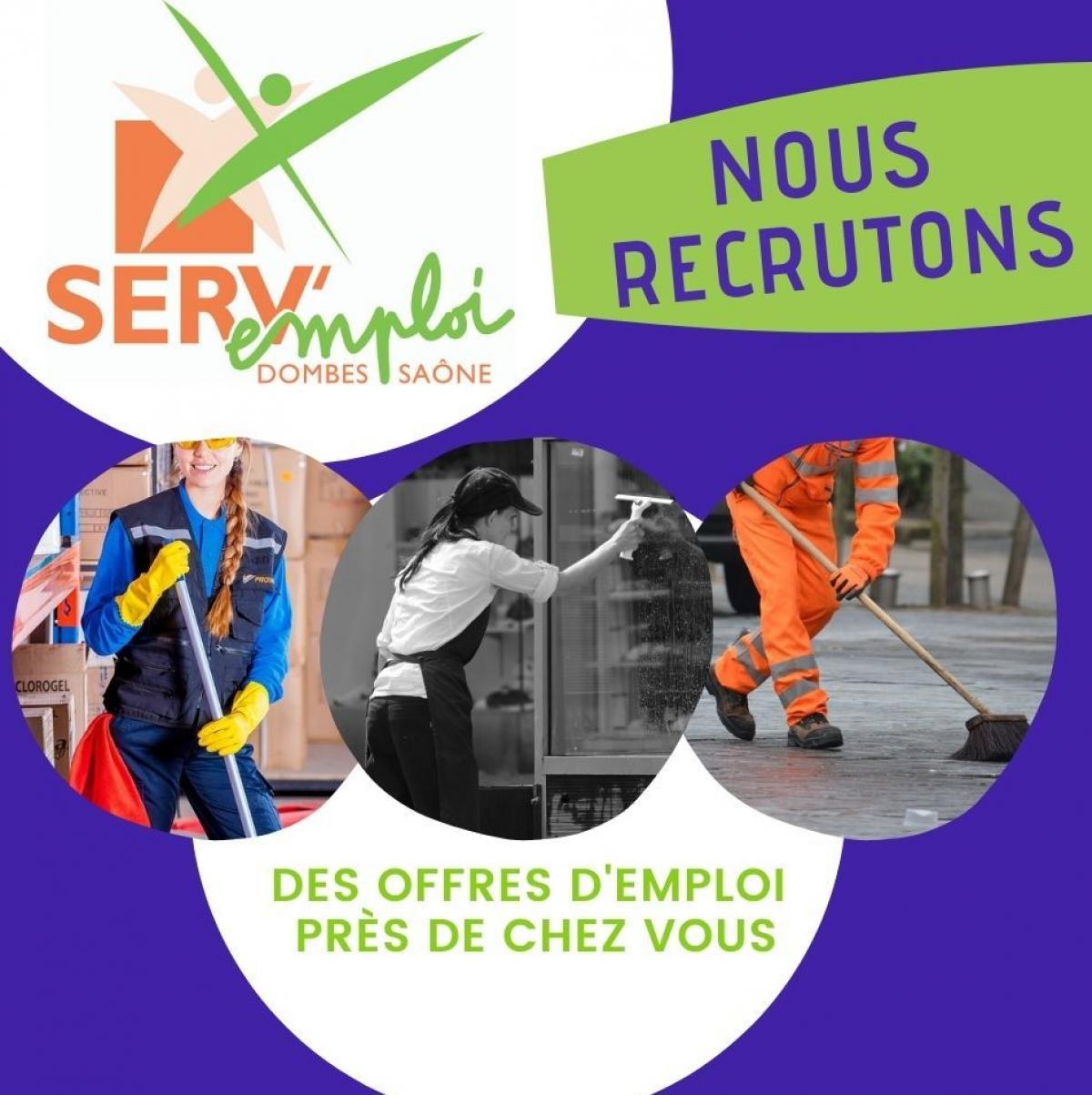 Copie de FLYER sERVemploi recrute 